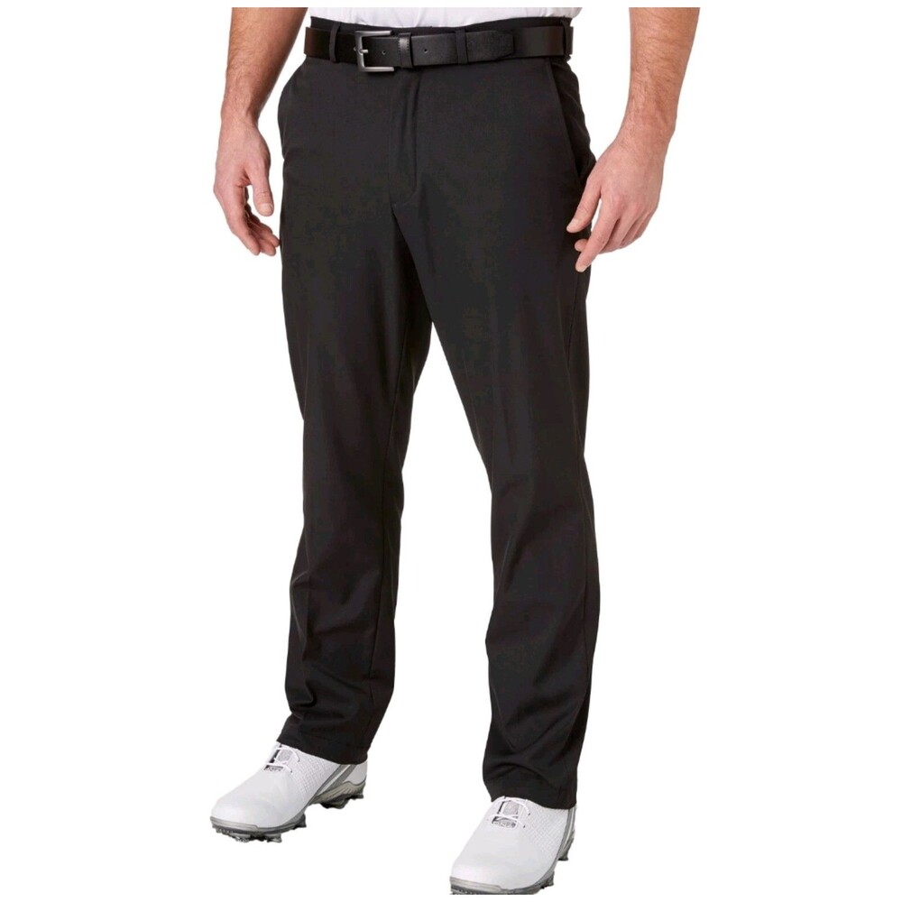 Men's Walter Hagen Straight Fit Golf Pants Big & Tall Black 44x32